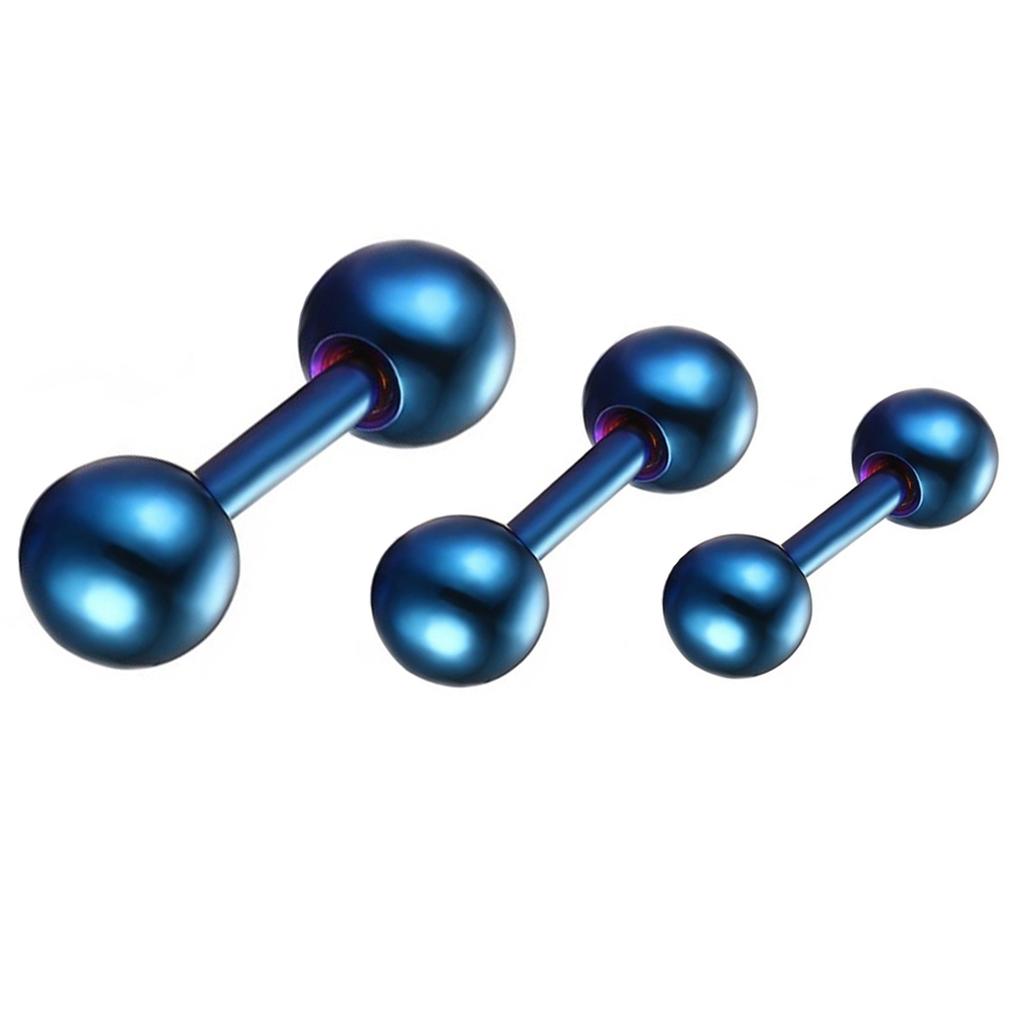 Ювелирные изделия для тела, титановая сталь, 1 пара, маленький шарик для пирсинга, унисекс, винты для ушной кости, медицинские серьги-гвоздики, маленькие серьги для ногтей, губ, ручная работа