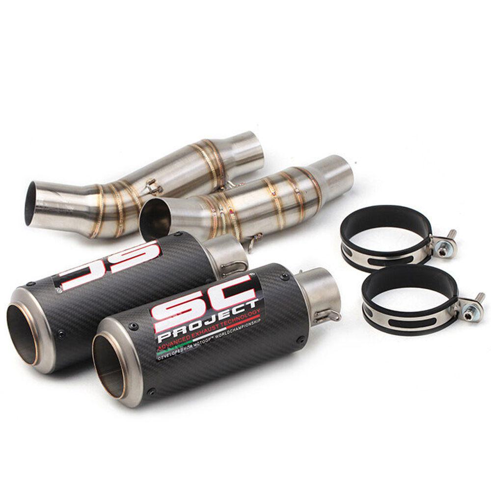 Kawasaki Z1000/Z1000SX/R/NINJA1000 Dual-Exhaust Mid-Pipe