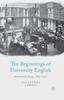 Книга The Beginnings of University English : Extramural Study, 1885-1910