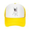 Personalized French Bulldog Baseball Cap Outdoor WoUnisex Unisex's Adjustable Frenchie Dog Trucker Hat Summer Snapback Caps