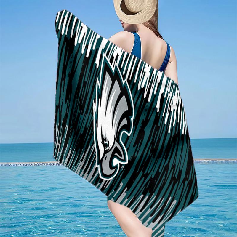 Eagle Power Philadelphia Microfiber Beach Towel, Lightweight And Quick-Dry, for Summer Travel, Beach Essential, Swimming Pool
