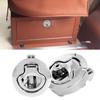 Round Flush Pull Slam Latch for RV Boat Marine Deck Hatches Lift Pull Handle With 2 Key Marine Deck Locker