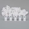 50Pcs Curtain Rail White Modern Style Accessories Plastic Curtain Track Gliders For Home Hanging Curtain Glider Hook Ring Rail