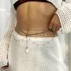 Sea Star Waist Chain Bohemian Shell Waist Link Fashion Jewelry Accessories  Vacation