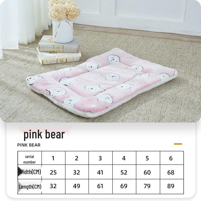 Уютное одеяло для питомца: Теплый, утолщенный спальный коврик для собак и кошек - Идеально подходит для осени и зимы