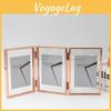 5 7 And Inch Double Sided Transparent Fold Dual Photo Frame For Decor Home