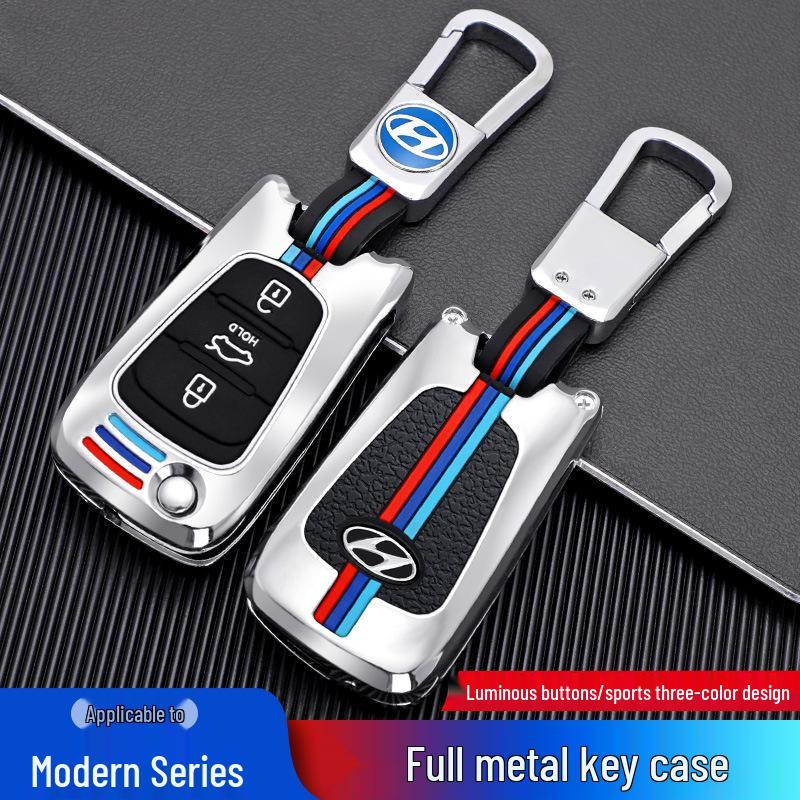 Совместимый чехол для ключа для Hyundai: Elantra, Langdong, Reina, Sonata 8, ix35, Lingdong, ix25
