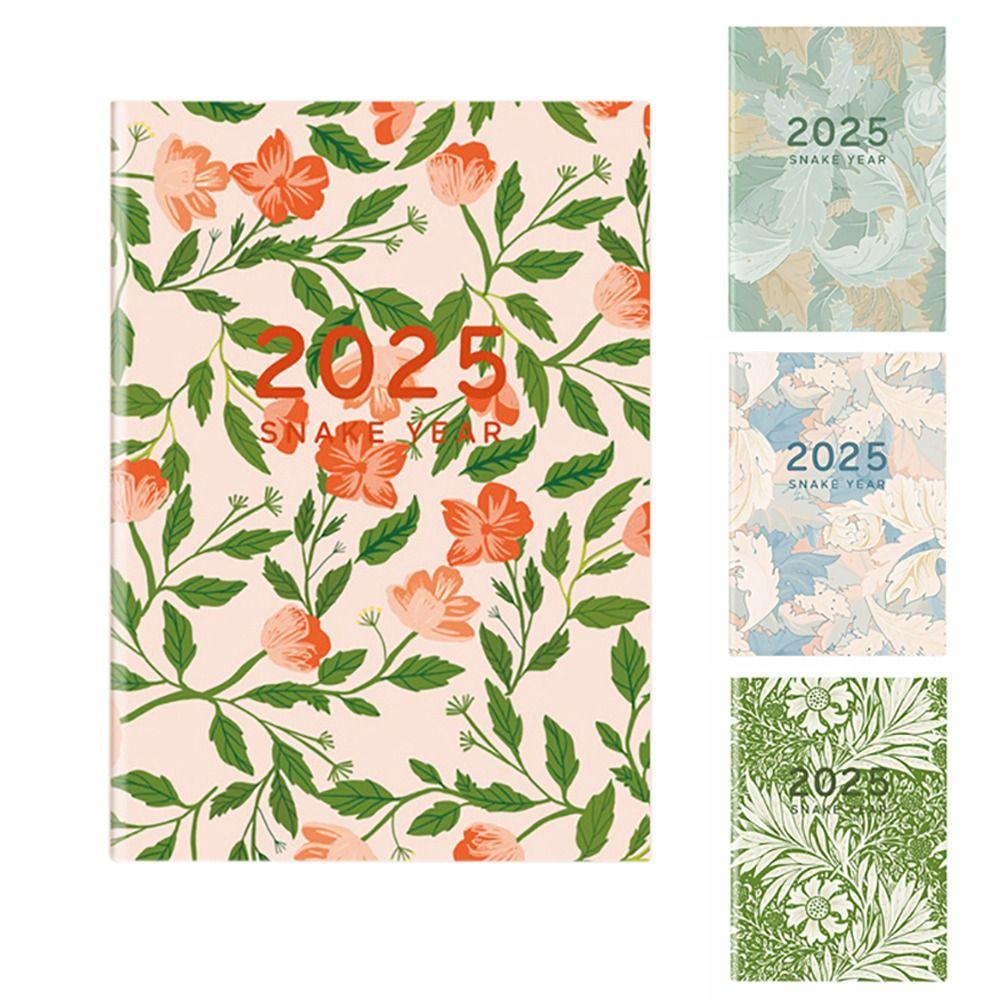 24 Sheets Schedules Notebook A4 A5 Agenda Planner High-quality 2025 Calendar Planner  School