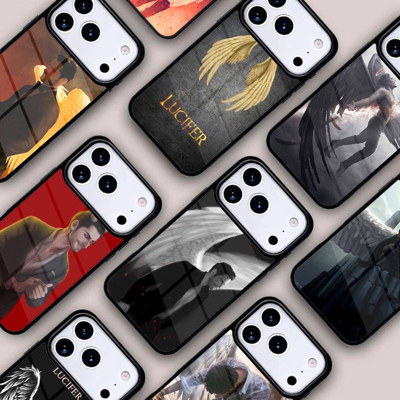 American TV Series Lucifer Angel Phone Case For IPhone 17 16e 15 14 13 12 11 Pro Max Air Mini Soft Protective Cover