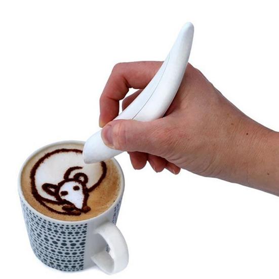 Ручка для латте-арта многоразовая нескользящая DIY-поделки из пищевого полипропилена электрическая ручка для резьбы по кофе принадлежности для выпечки