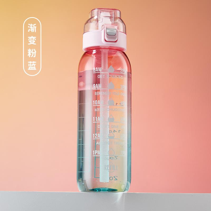 Летняя Спортивная Бутылка для Воды Hydracy из Спортзала Без BPA с Отметками Времени Питьевая с Ароматом Фруктов Air Pods Для Школы Путешествий