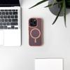Etui Glitter Case Magsafe Na Iphone 16 - Różowe Z Brokatem