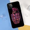 Чехол для телефона с изображением ручной гранаты (оружие) для iPhone 16 Pro 15 Pro 11 13 14 Pro Max 12 Mini XR 16 15 Plus 16e Защитный корпус