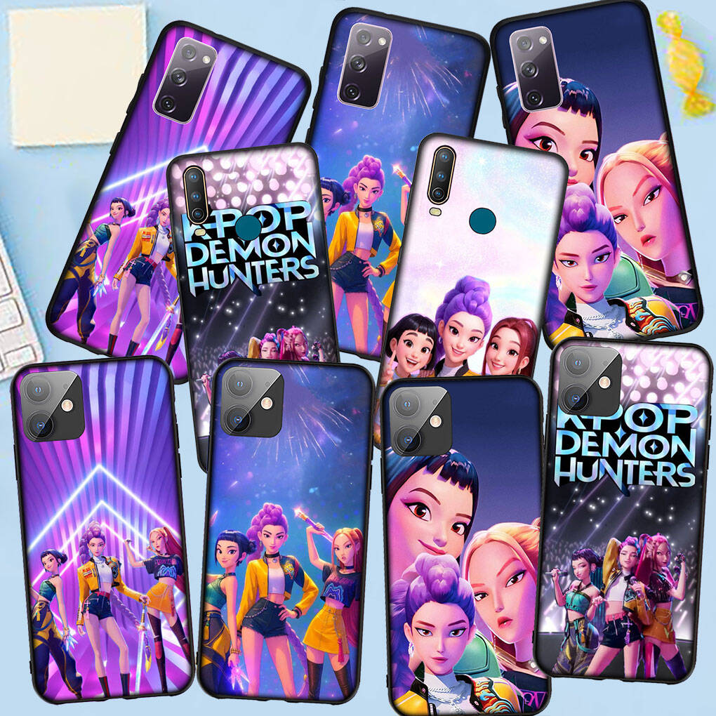 Phone Case for iPhone 17 16 15 Plus X Huawei P30 P20 Lite Redmi Note 14 12 11 13 Pro Max OPPO A60 A80 A40 A18 Mira KPop Demon Rumi Hunter X Zoey Cover