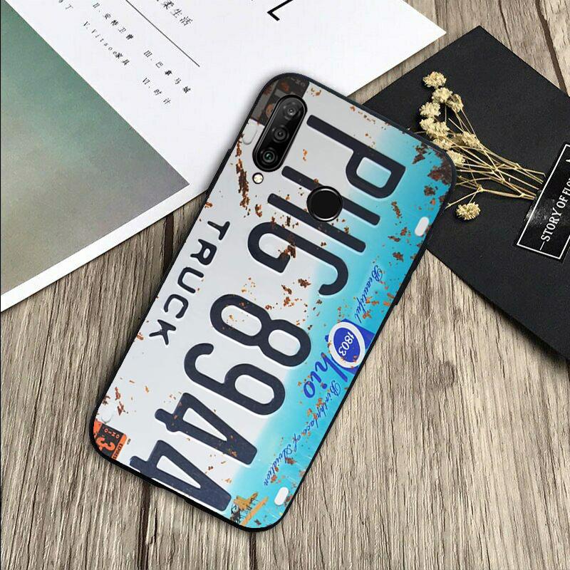 Ретро Забавная Номерная Табличка Для Huawei Nova 12s 12i 11i 7i 8i Y73 Y70 Y90 Y60 Y72 Y61 Y91 9 10 SE P30 Pro P40 Lite Чехол