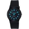 [Citizen Q&Q] Watch Analog 100m Water Resistance Urethane Band VP46-859 Men's Black Blue