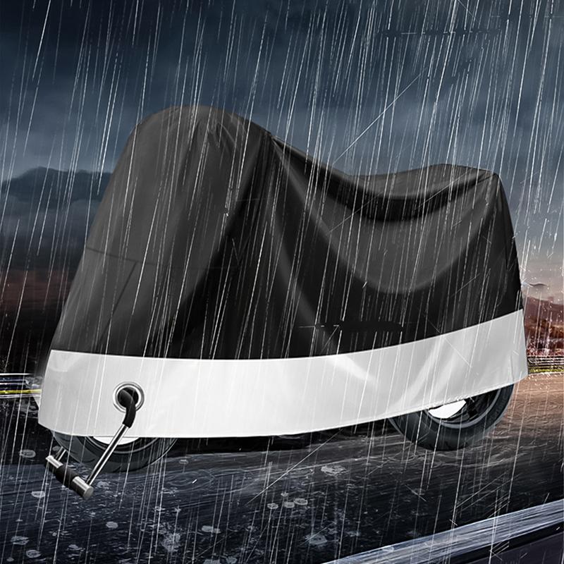 Waterproof Fabric Cover UV Protective Outdoor Motorcycle Cover Dustproof All Season Electric Scooter Hood Motorcycle Accessories