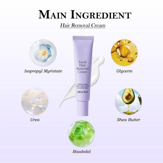2/3Pcs 40ML Hair Removal Cream Men Women Painless Full Body Arm Leg Underarms Bikini Private Facial Hair Remover Depilatory Cream