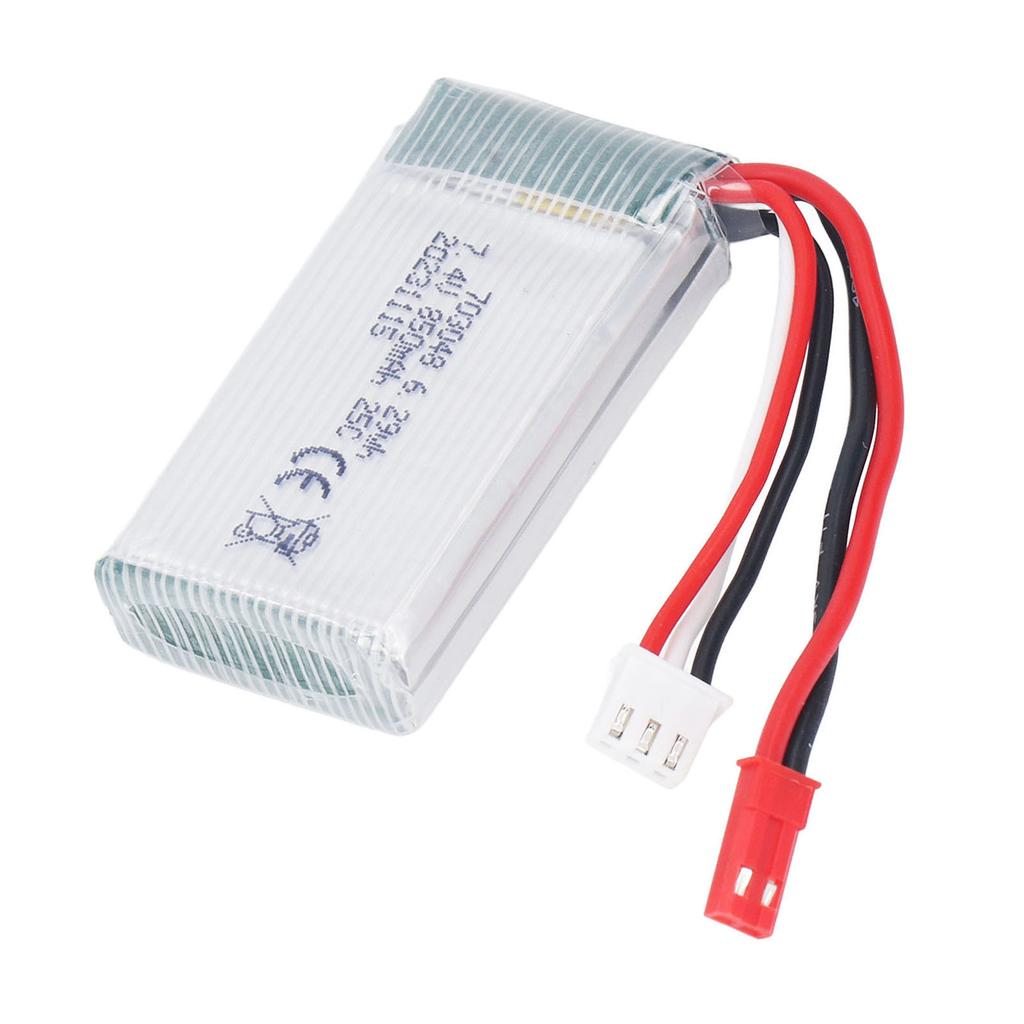 Литиевая батарея 7.4V 850mAh с красным разъемом JST Замена литиевой батареи 703048 для WLtoys V912 V262 V333 V353 BQ202 RC RC Самолет