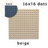 Односторонние Базовые Пластины 16x16 Точек Сделай Сам Строительные Кирпичики Кирпич 3867 6098 MOC Обучающие Конструкторы Игрушки для Строительства идеально для Детей