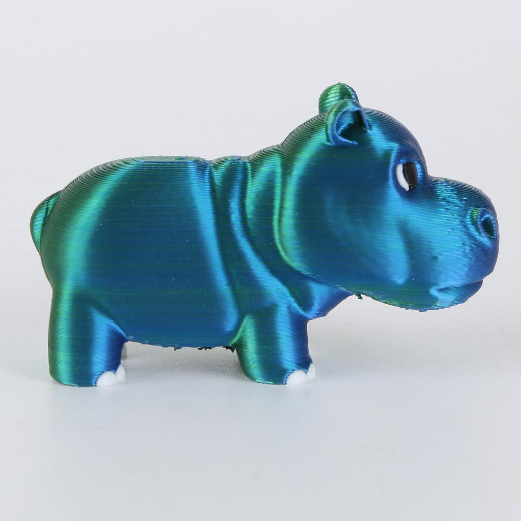3D-печатные игрушки-бегемоты, украшения в виде бегемотов, 3D-печатные украшения в виде бегемотов, снятие стресса, подвижный бегемот