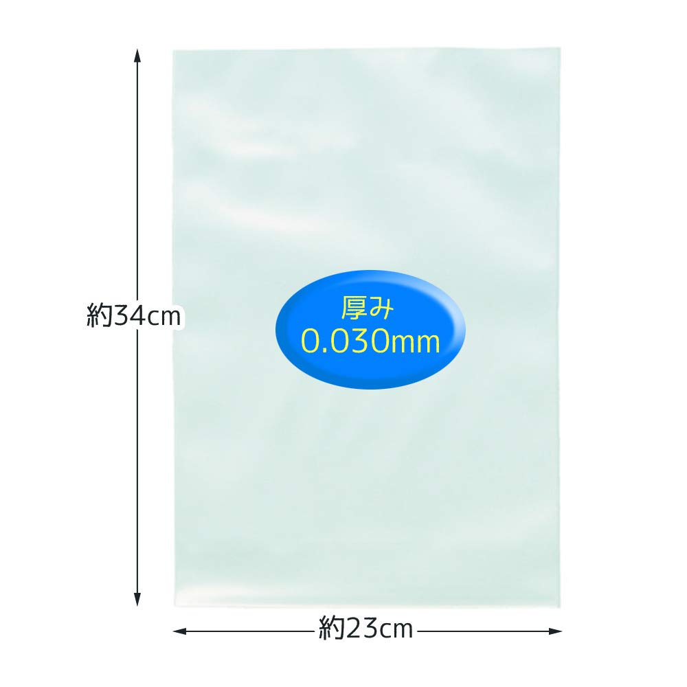 Пластиковый пакет Sanipak Japan, стандартный пакет, стандартный прозрачный, 100 штук, мусорный мешок № 12 L-12