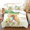 3D-печать Узор Sumikko Gurashi Удобный пододеяльник Наволочка Комплект постельного белья Декор детской спальни Домашний текстиль