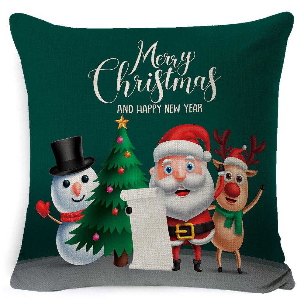 Pillowcase Christmas Pillowcase Light Luxury Pillowcase Ins Style Car Neck Cushion Office Lumbar Support