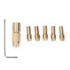 7Pcs Mini Electric Grinder Chuck 4 Jaw Brass Drill Chuck for Mini Electric Drills Electric Grinders