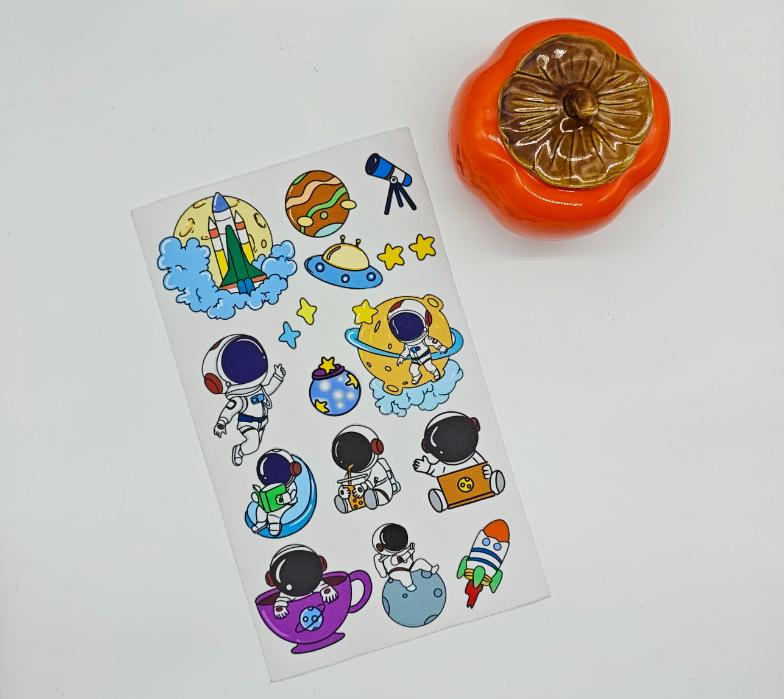 Cartoon Waterproof Self-Adhesive Patch Stickers: Colorful, No-Sew, Iron-Free Seamless Repair for Jackets.