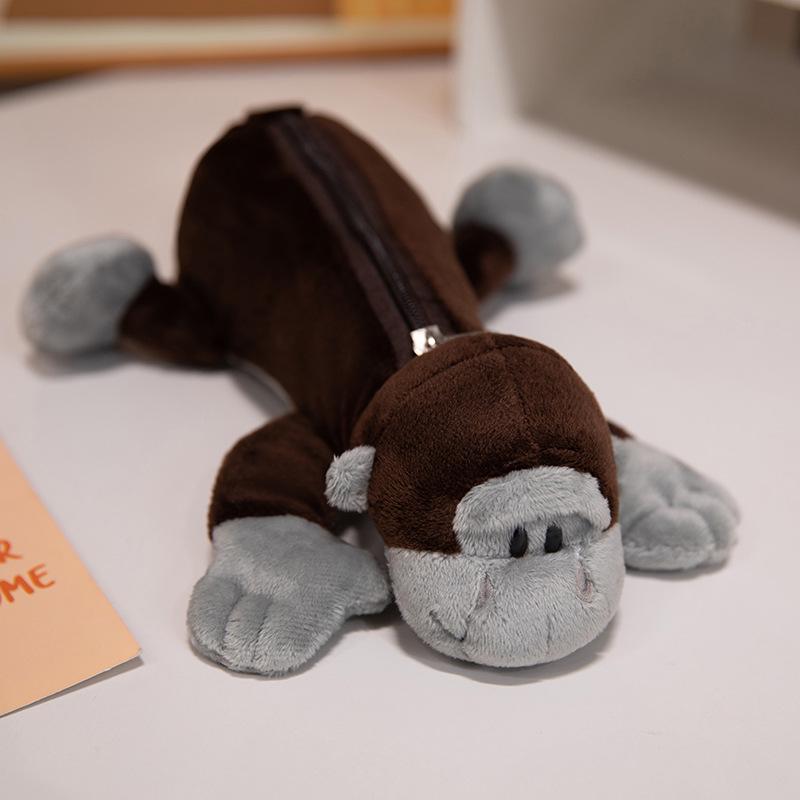 Cute Capybara Plush Pencil Case - High-Value Stationery Storage Bag for Students and Office Use