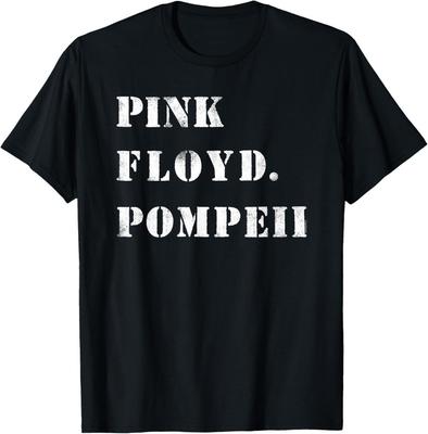 Футболка с трафаретом Pink Floyd Pompeii
