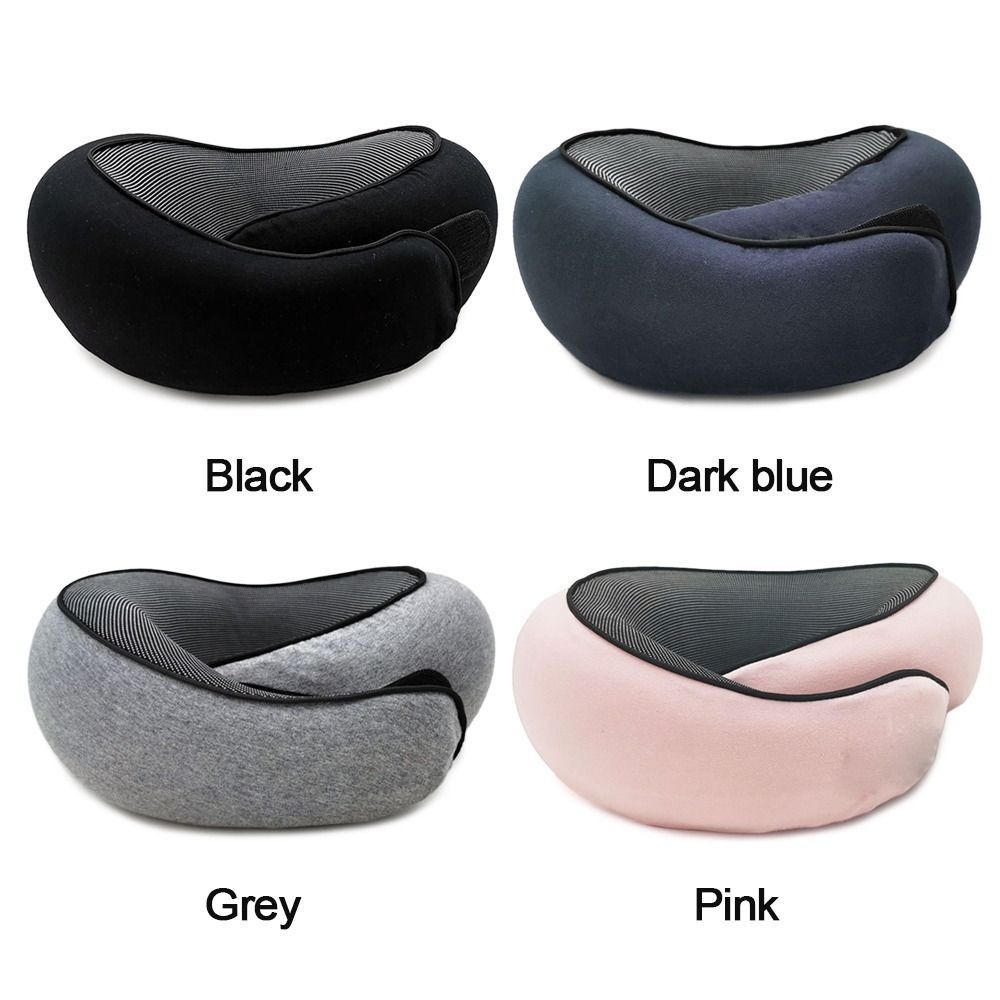 U-shaped Travel Neck Pillow Soft Airplane Cushion Portable Memory Foam Pillow