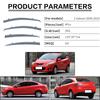 Защитный козырек для Mazda 2 Hatchback DE 2008-2014 Sedan DH 2008-2010 Аксессуары Погодозащитные козырьки Ветрозащитный козырек