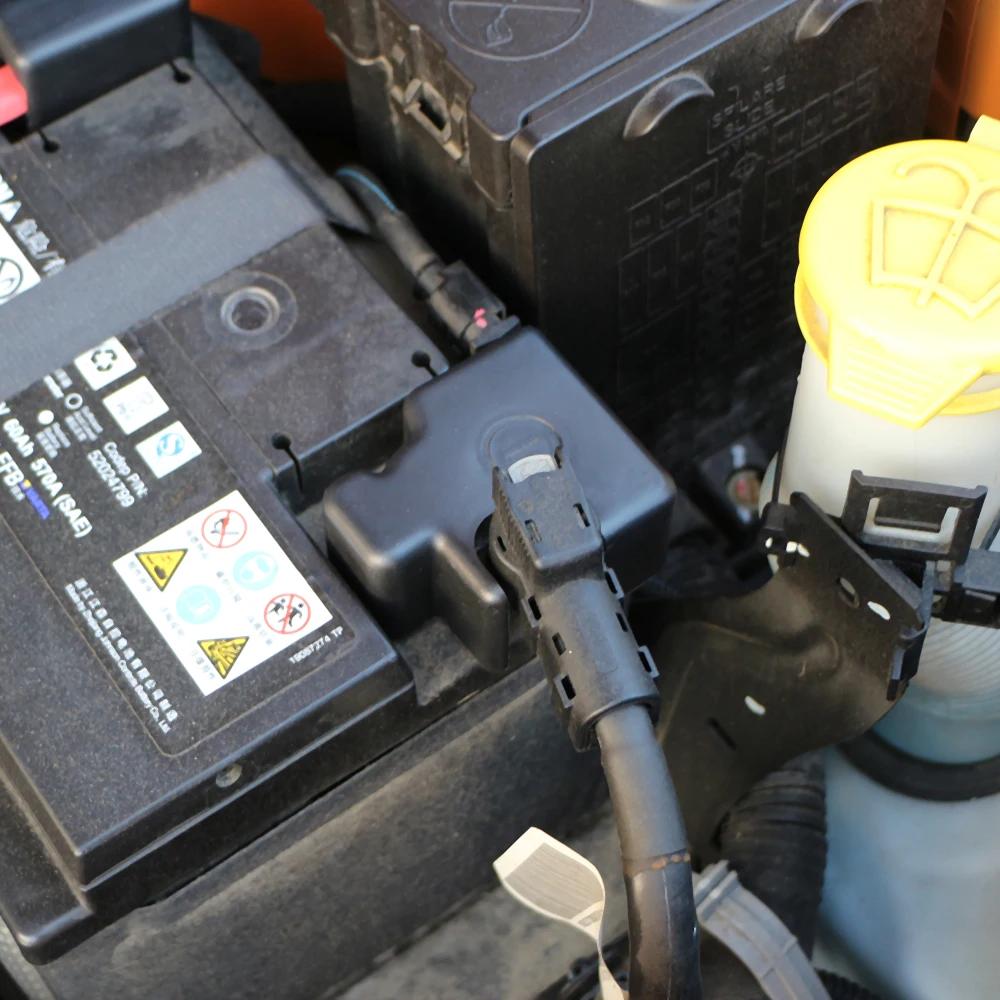 Для Jeep Renegade 2015 - 2025 Крышка отрицательной клеммы аккумулятора Защитный колпачок анодного электрода аккумулятора Аксессуары