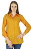 Top Cotton Shirt Long Sleeve Solid Short Kurta Women Clothing