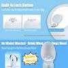 Foldable Dog Water Bottle for Small Dogs & Cats, Leak-Proof Portable Pet Water Dispenser, One-Hand Operation Travel Puppy Water Cup for Walking