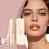 Temperature Changing Lip Balm with Gold Foil Moisturizing Lip Color 1pc Natural Lip Care