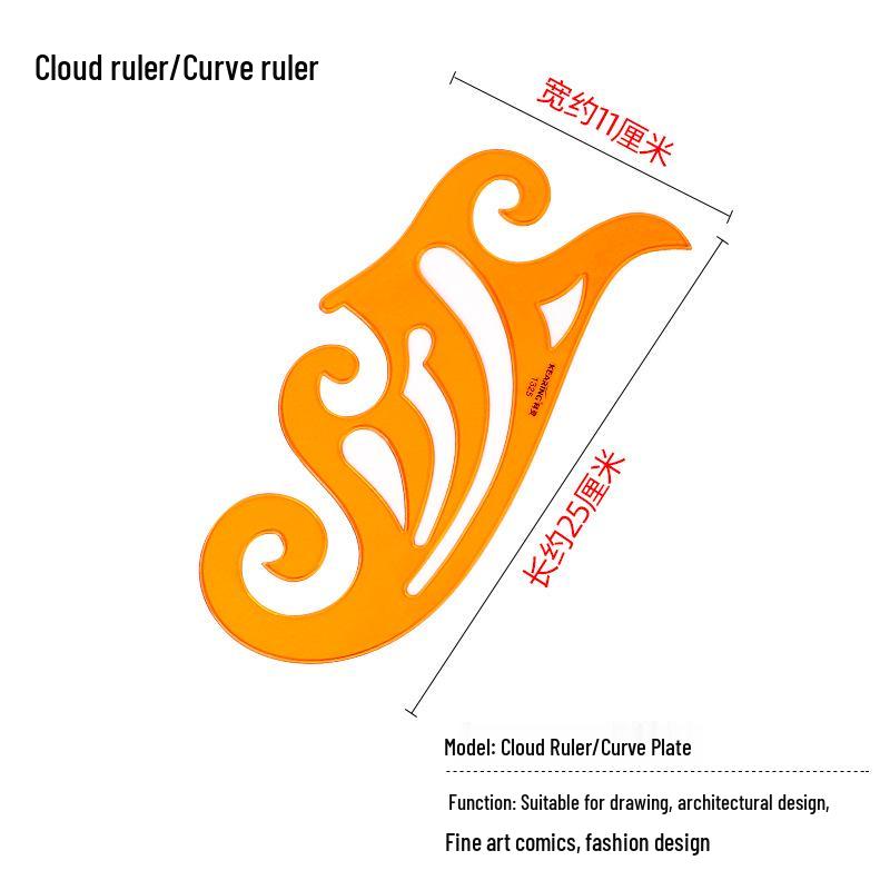 Гибкая многоцелевая разметочная линейка для дизайна одежды и построения выкроек