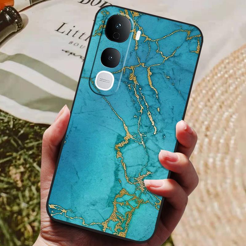 Для Vivo Y400 Pro 5G Чехол Силиконовая Задняя Крышка Чехол для Телефона для Vivo Y400 4G 5G Глобальная Y 400 Pro Чехлы Мягкий бампер coque Ударопрочный