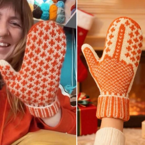 Варежки из «Списка непослушных» Зимние теплые уютные вязаные перчатки со скрытым характером Забавный рождественский подарок на День святого Валентина День рождения для взрослых