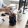 Креативная 3D-печатная подставка для ручек Уникальный настольный органайзер Крутая Арт-Церковь Коробка для хранения Офис