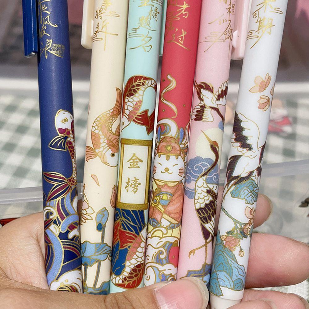 Peach Learning Office Supplies Stationery Press Gel Pens Ballpoint Pen Bear Rollerball Pen