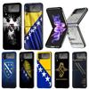 Чехол для телефона Флаг Боснии и Герцеговины Для Samsung Galaxy Z Flip7 Flip6 5G Flip5 Flip4 Flip3 ZFlip 7 6 3 4 5 Ударопрочная задняя крышка