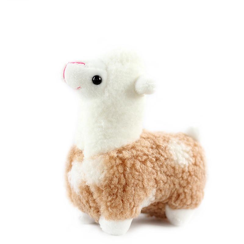 Adorable Plush Alpaca Keychain Charming Small Stuffed Toy For Bags And Gifts
