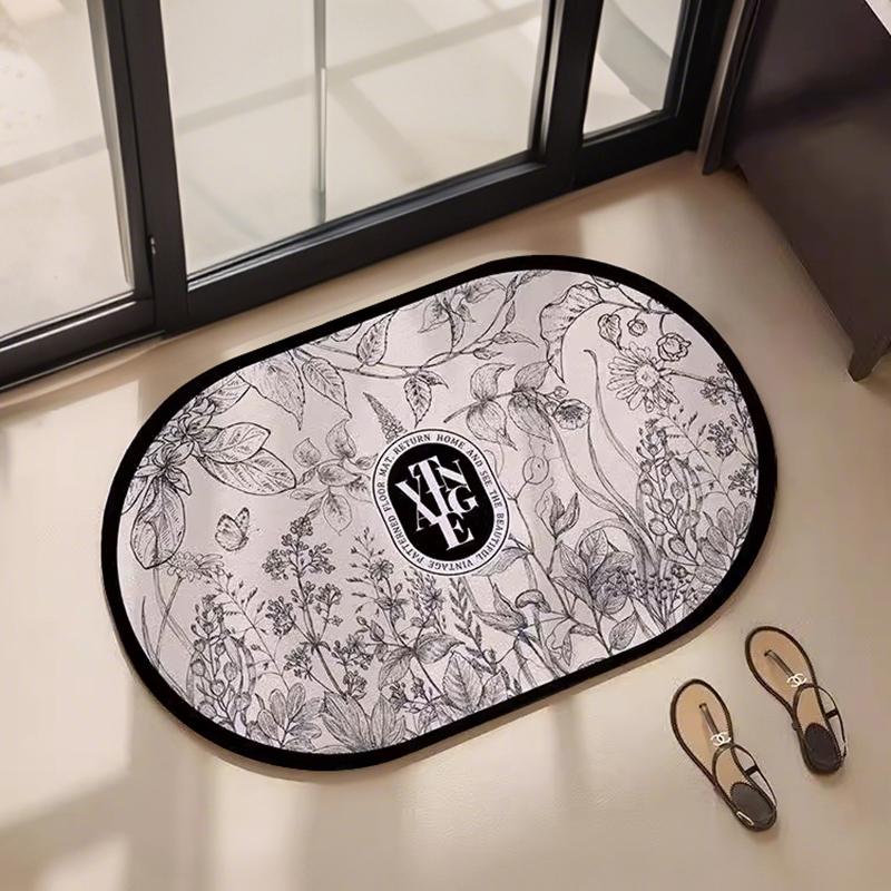 Американский диатомовый коврик для пола, коврик для ванной, абсорбирующий коврик для ног, туалетный коврик для унитаза, быстросохнущий, нескользящий, придверный коврик, ковер, грязеотталкивающий