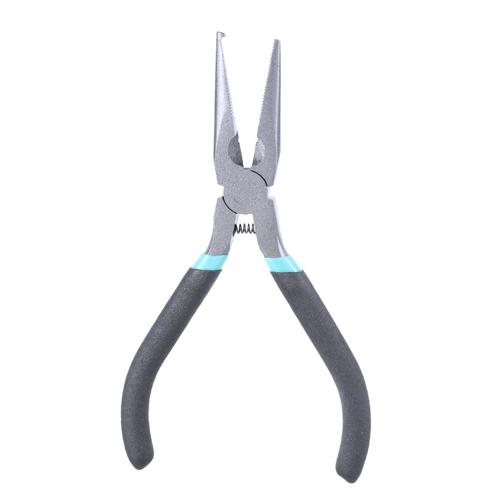 Многоцелевые рыболовные плоскогубцы с тефлоновым покрытием, длинные рыболовные плоскогубцы из высокоуглеродистой стали, устойчивые к ржавчине, игольчатые плоскогубцы