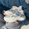 Korean Version Thick Bottom Elevated Increase Breathable Sneakers Female 2024new Fashion Casual Simple Womens Shoes Autumntime