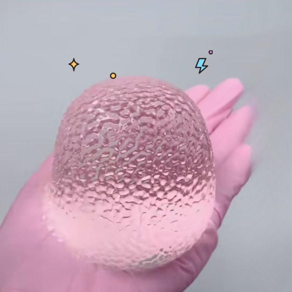 Transparent TPR Crystal Ball Simulation Rabbit Bubble Pinching Toy  Birthday Gift