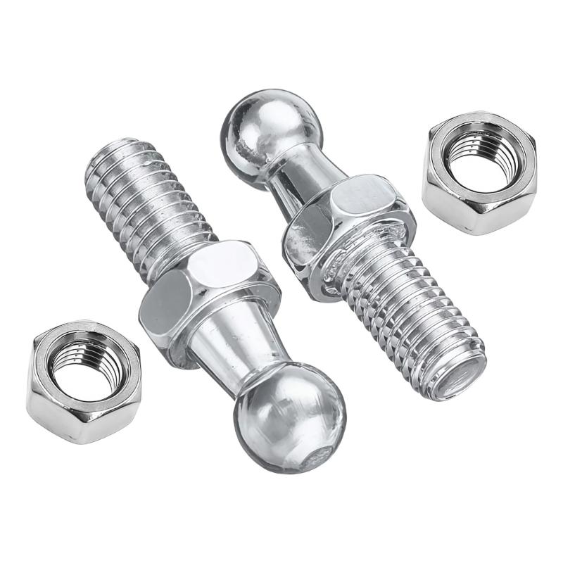 31BC Gas Strut Mounting Bolt Ball with Hardware Nut for Most Vehicles Gas Struts Ball Bolt 6mm/8mm